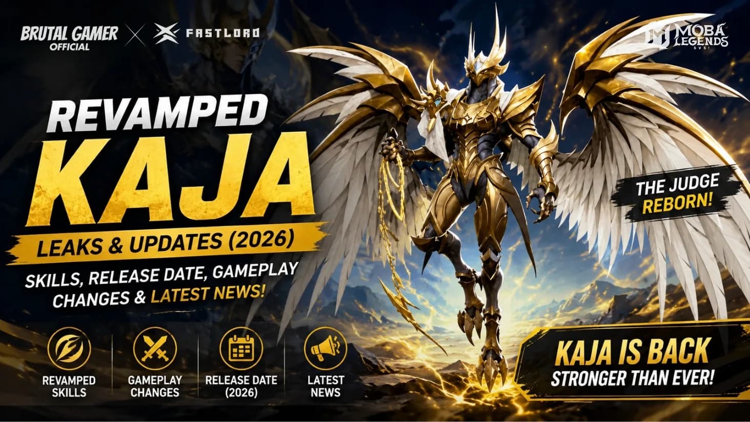 MLBB Revamped Kaja Leaks & Updates (2026): Skills, Release Date, Gameplay Changes & Latest News